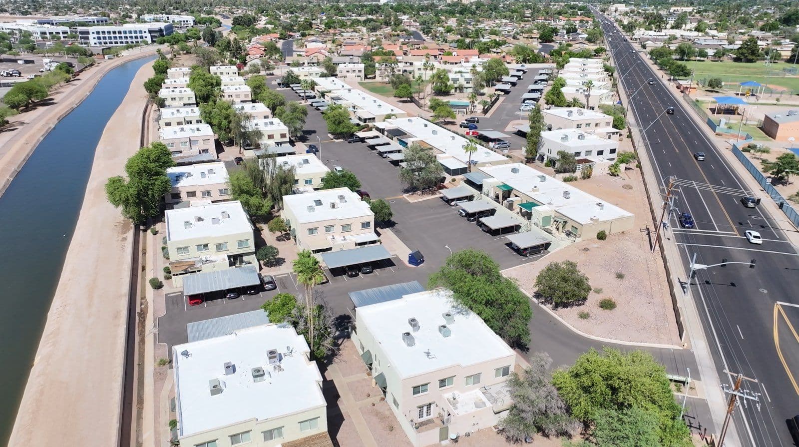Stunning Foam Roofing Update on Condo Complex image